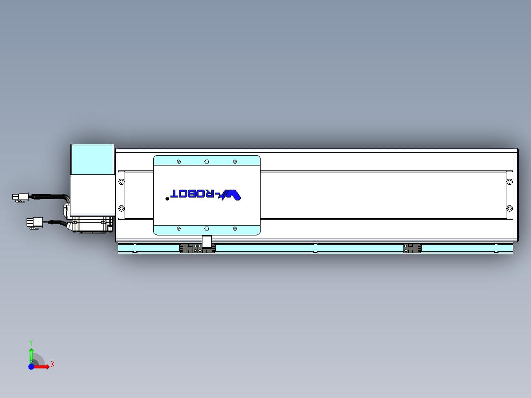 威洛博VBC同步带传动一无尘环境VBC14-L45-S300-BRD-ZP40-C3前视图