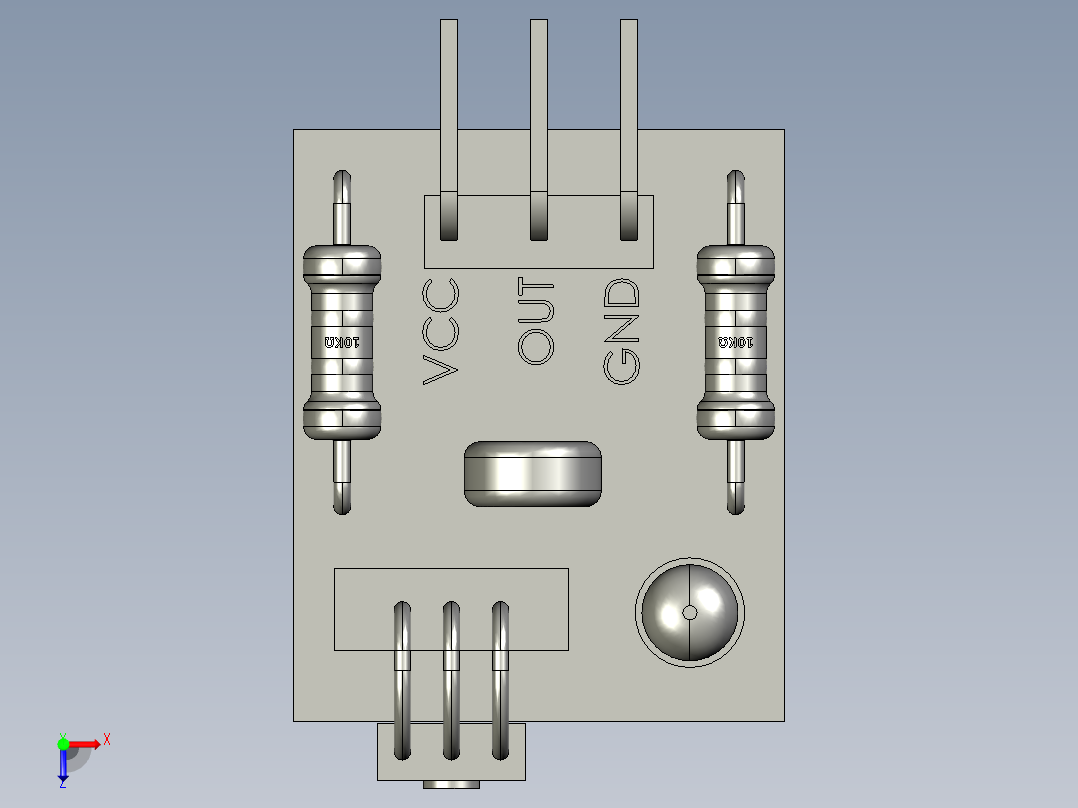 传感器 (5)俯视图