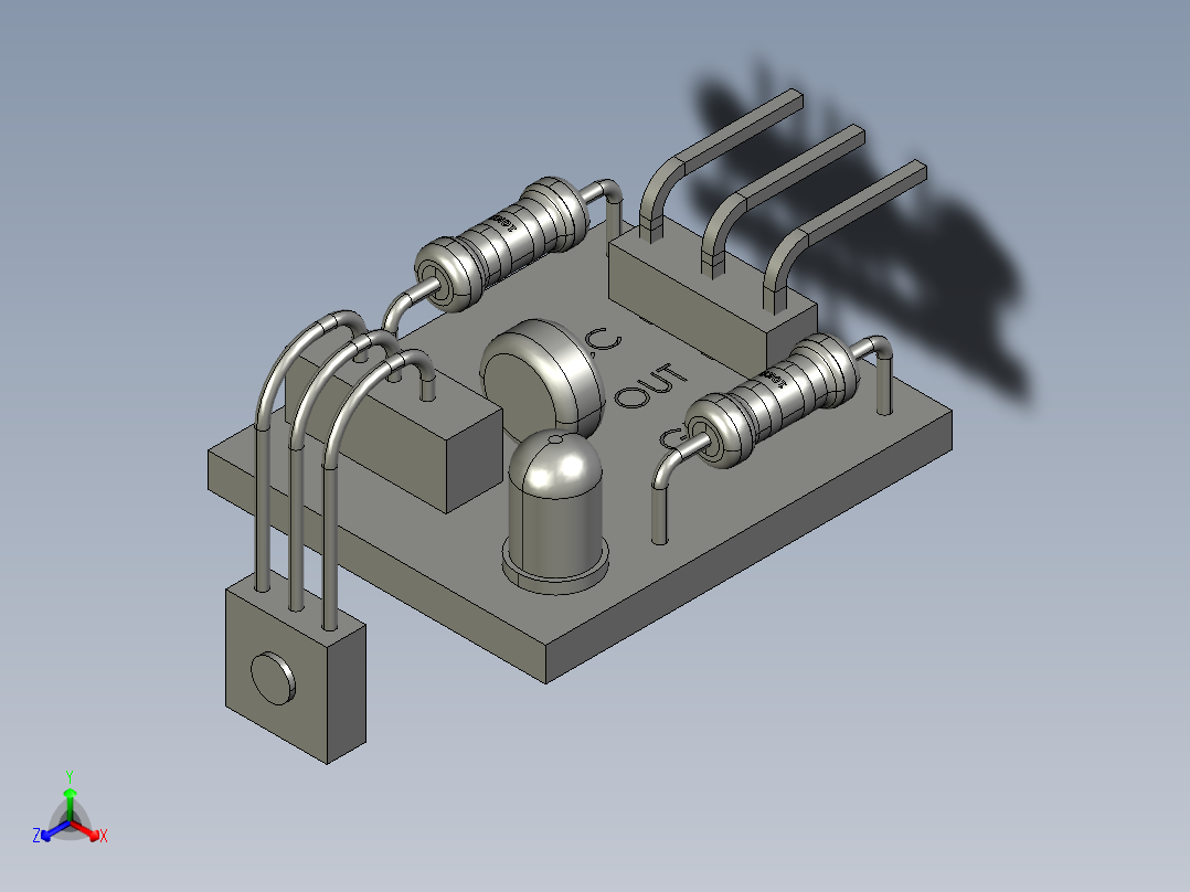 传感器 (5)正等轴测图