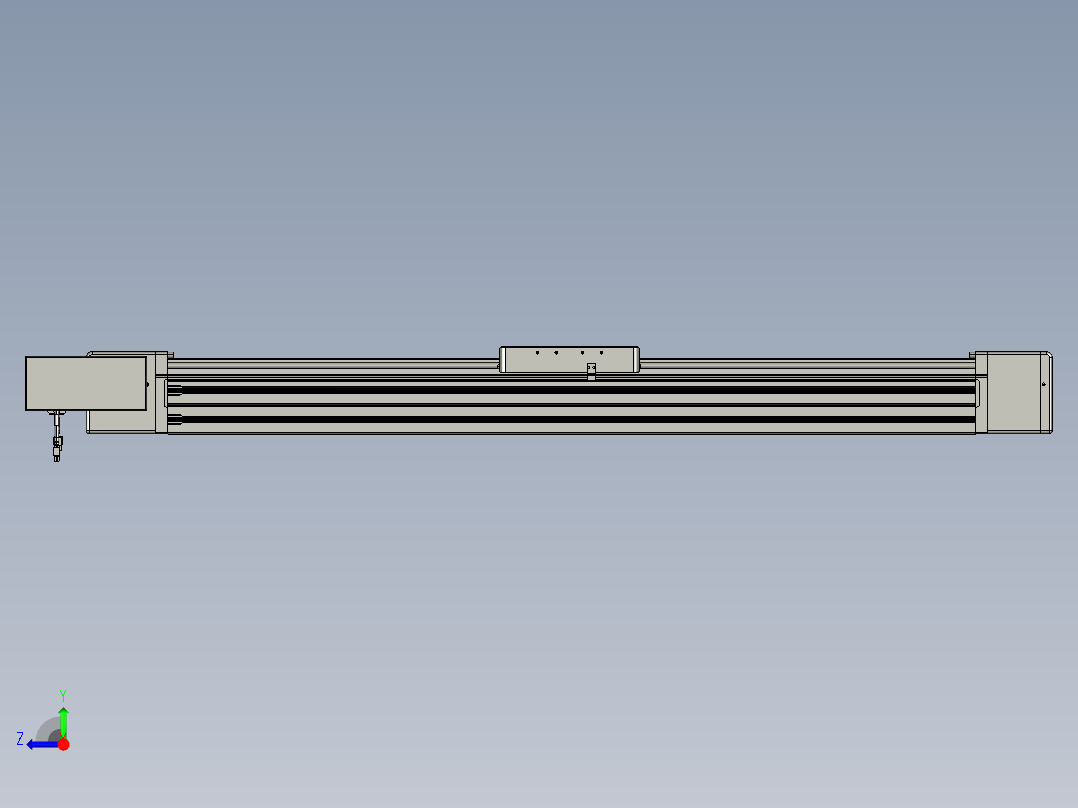 威洛博直线电机模组EB20-L224-S1100-BL-ZP75-MS3-5K右视图
