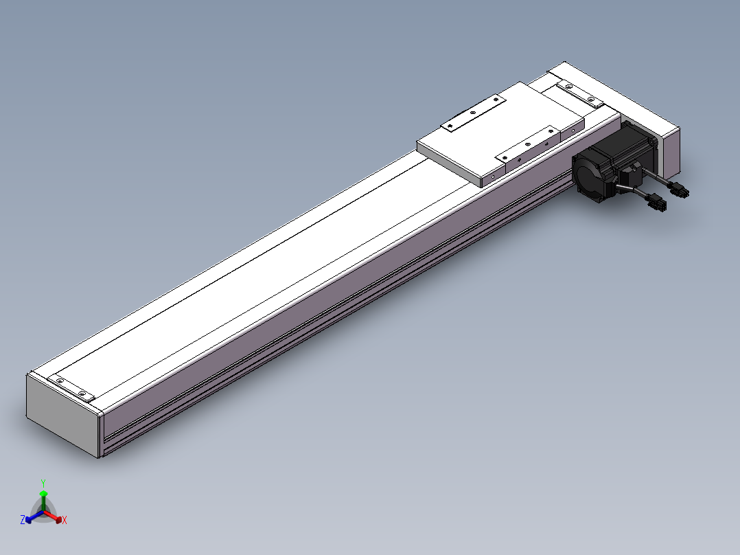 精密模组MC140-L05-650-BR-M200-C4正等轴测图