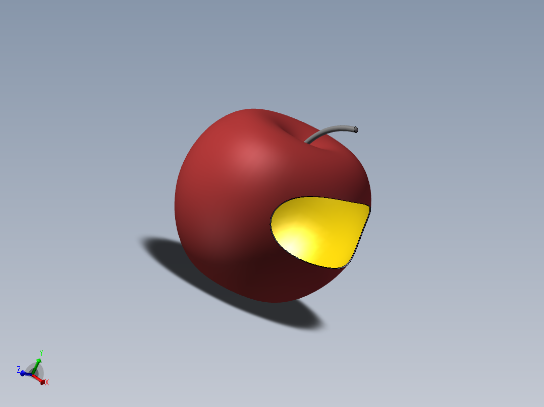 旋转<span style='color: red'>曲面</span>-苹果