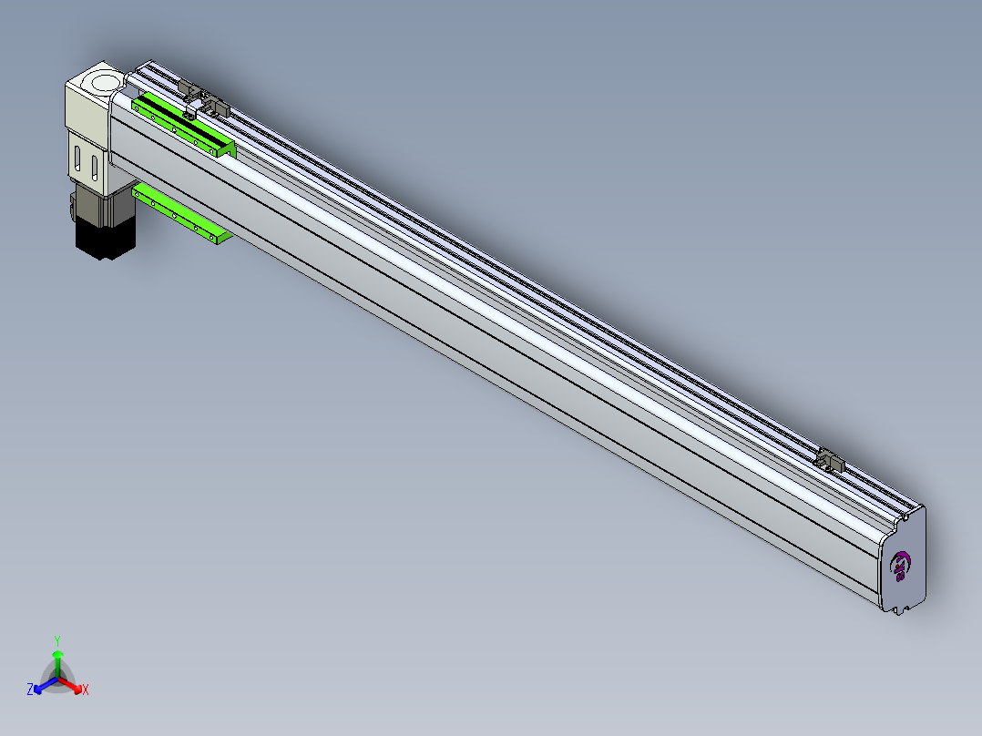 同步带滑台-半封闭B13-L90-S1000-L-P40-D3