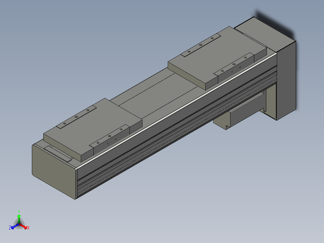 直线模组WG-LHC12-S300-D设计图纸