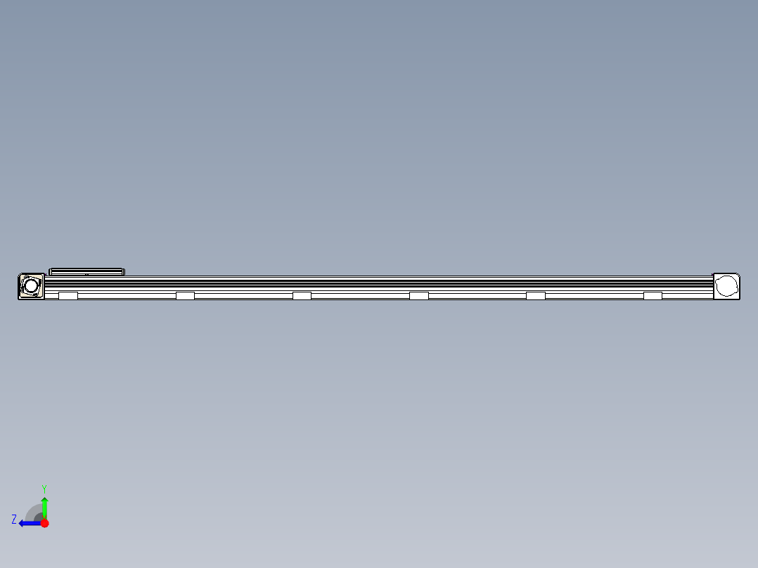 同步带滑台-欧规B8-L176-S2000-L-ZP40-D3-N5右视图