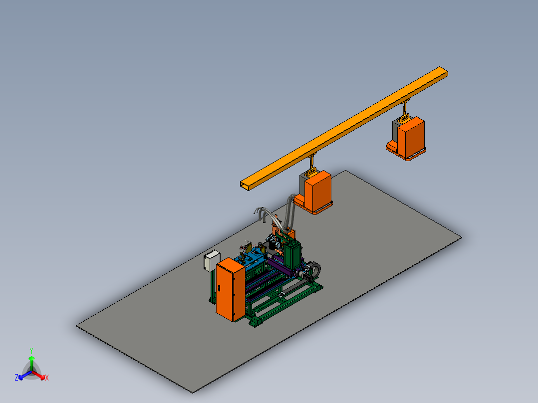 白车身零件半自动焊接