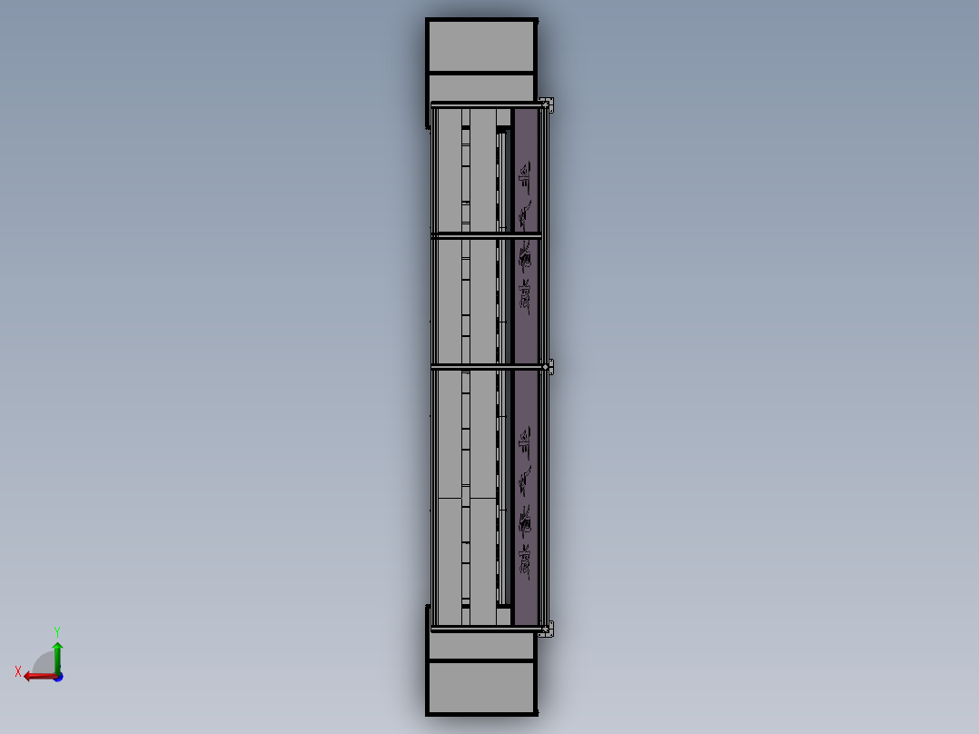 倍速链总装图2后视图