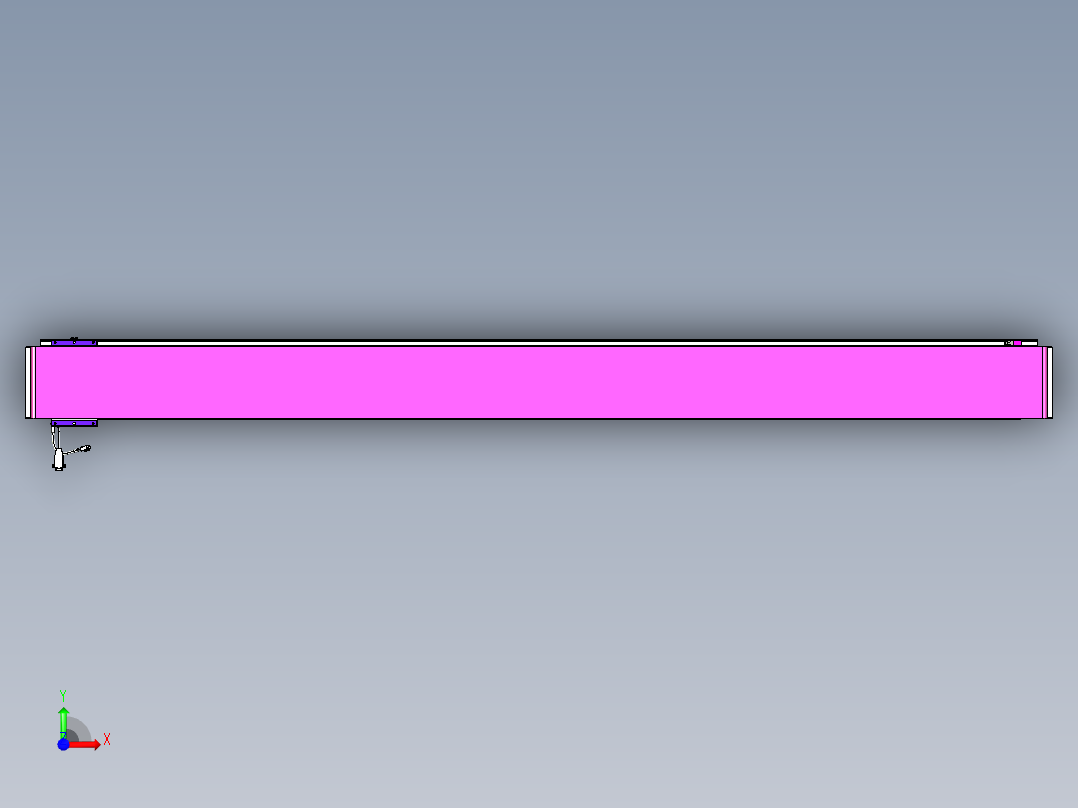 威洛博VL系列直线电机模组-VL17E1-S2200前视图