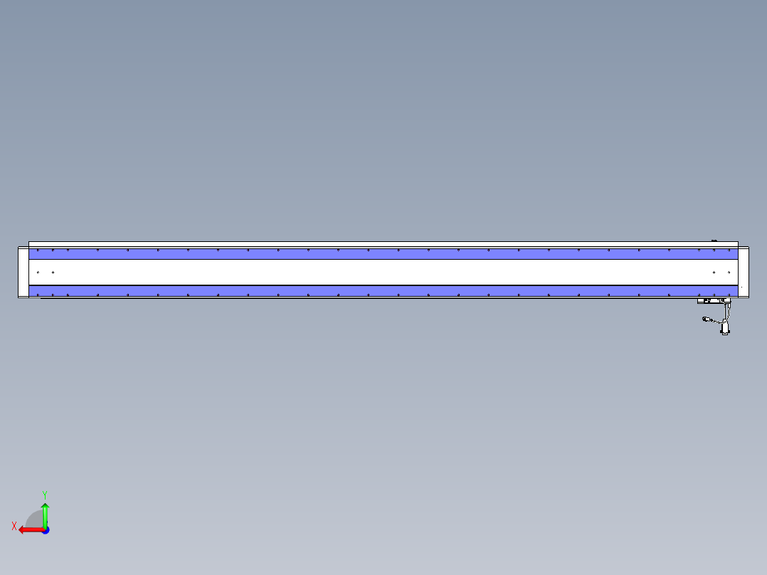 威洛博VL系列直线电机模组-VL17E1-S2200后视图