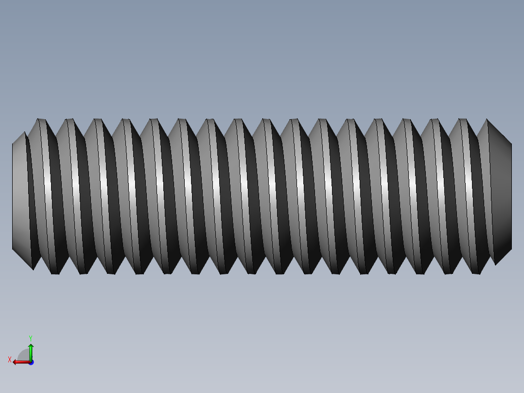 DIN 913-ISO 4026 固定螺钉-M2.5 L=8.SLDPRT后视图