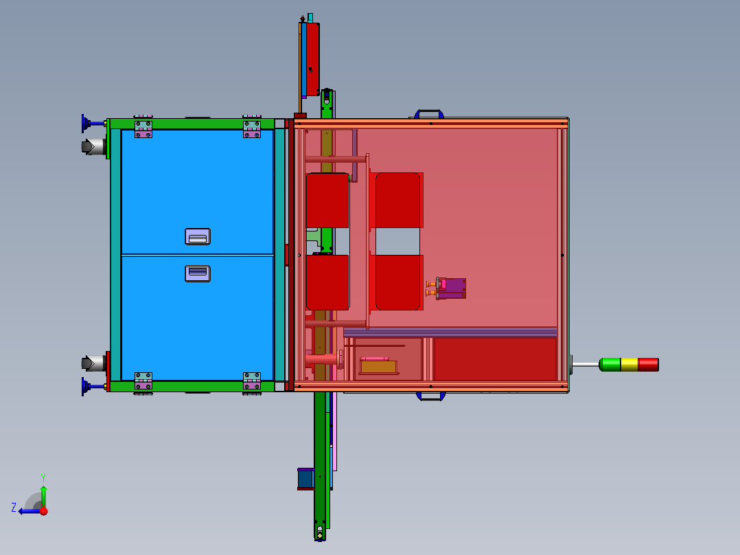 全自动串线设备sw17可编辑右视图