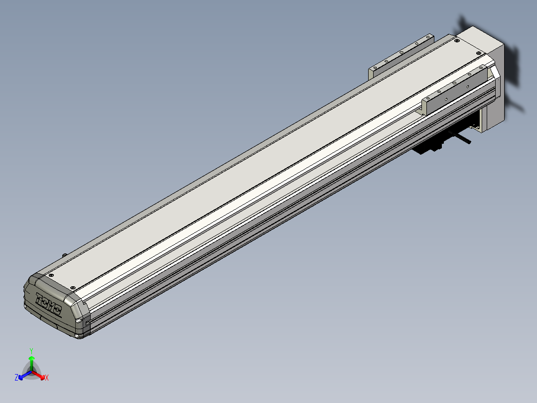Toyo东佑达直线模组-ETH14-750-BM-400W正等轴测图