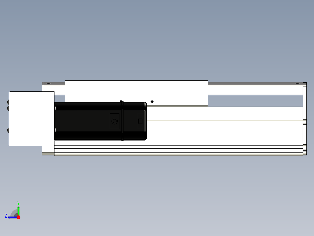Toyo东佑达直线模组-ETH22-100-BL-400W+煞車右视图