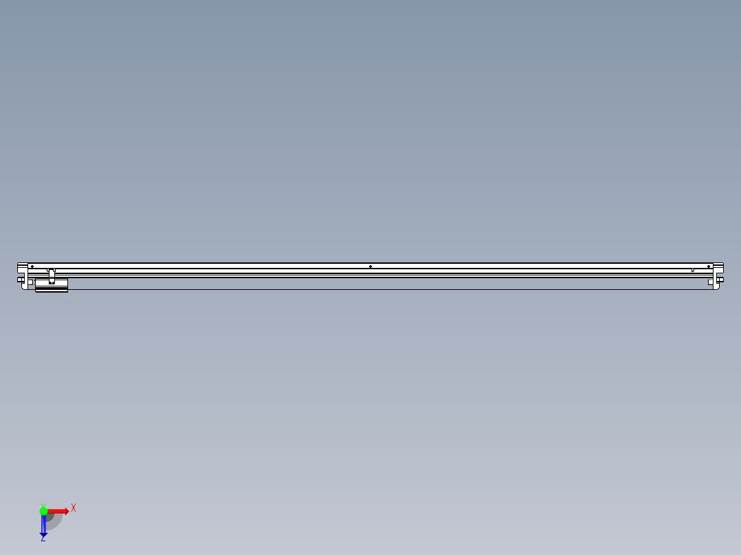 威洛博VL系列3d模型模组VL22H1Y-S2150俯视图