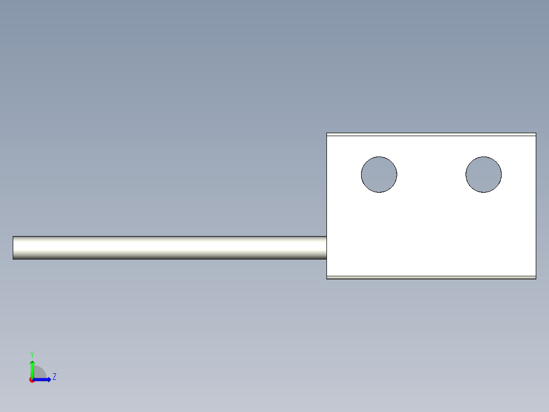 基恩士FU-L50Z_1_kc图纸模型左视图