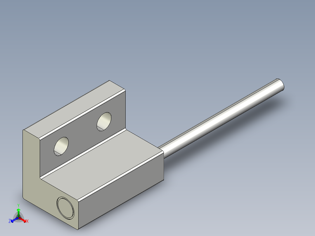 基恩士FU-L50Z_1_kc图纸模型正等轴测图