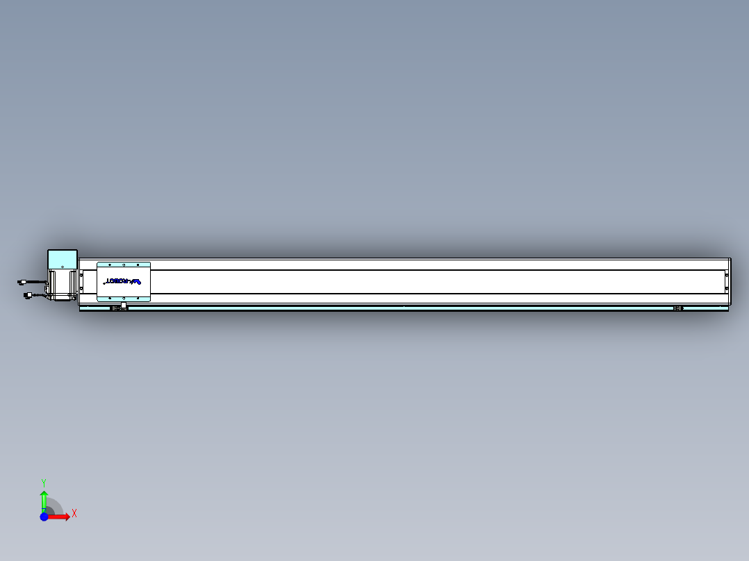 威洛博VBC同步带传动一无尘环境VBC14-L45-S1650-BRU-ZP75-C3前视图