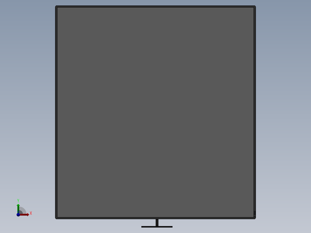 显示器19寸前视图