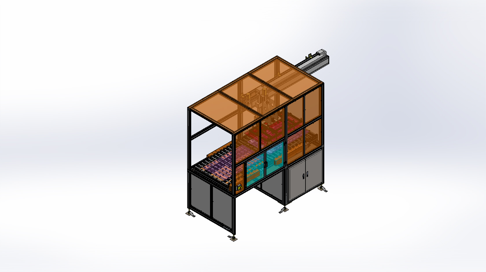 双向面板暂存输送线sw20可编辑