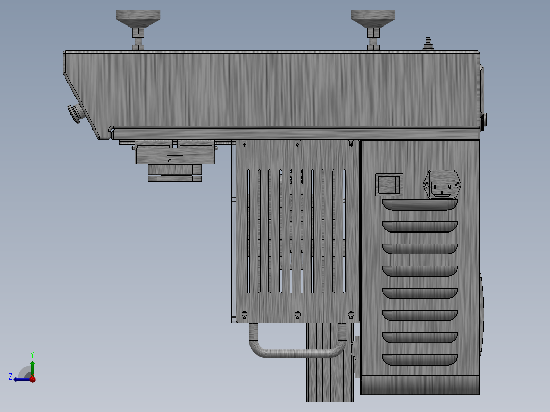 桌上型自动热熔组装设备sw17可编辑右视图