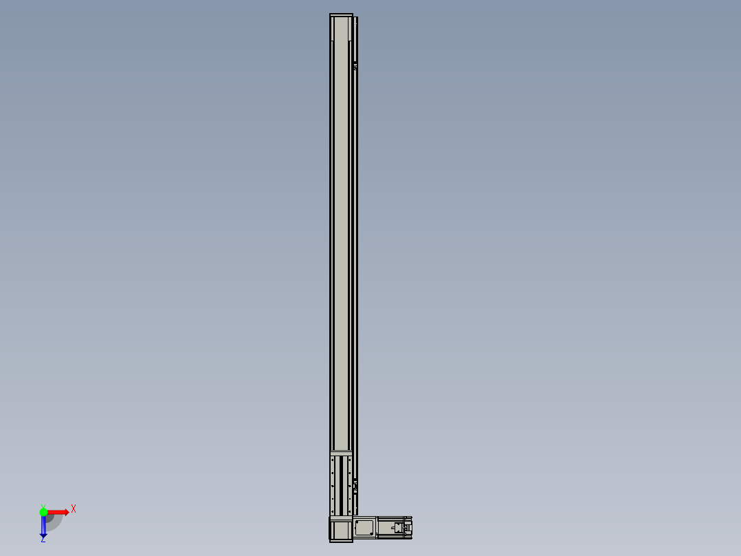欧规系列-LB8-L150-S1450-BL-ZP75-C3俯视图
