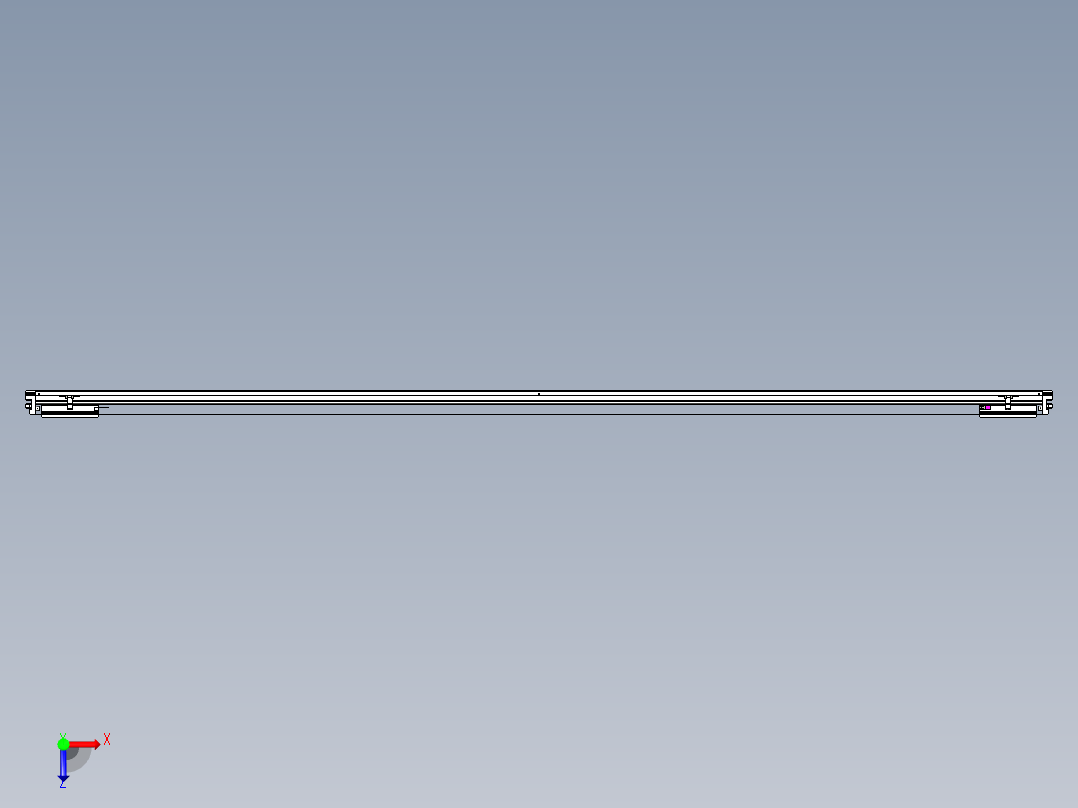 威洛博VL系列直线电机模组-2VL22H3-S3250俯视图