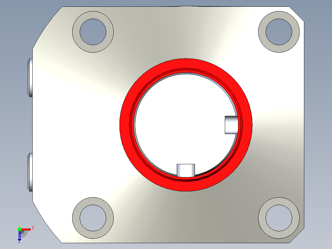 KOSMEKLHS0750-GL-F多系列多零件图纸模型俯视图