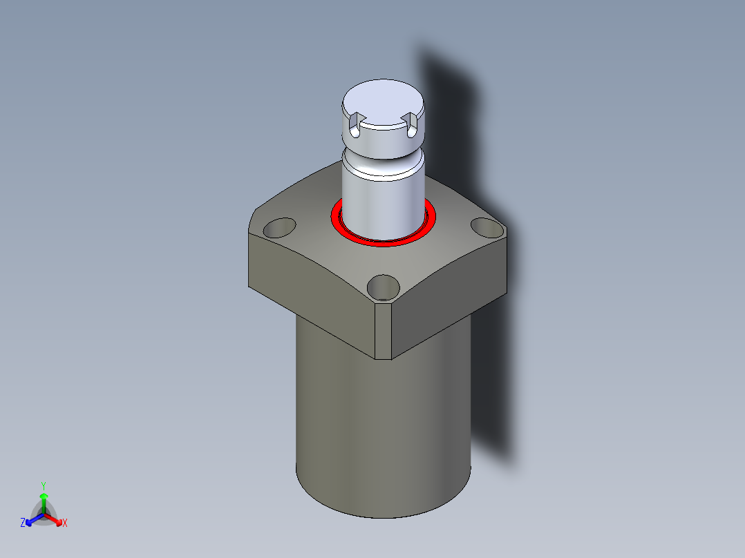 KOSMEKLHS0750-GL-F多系列多零件图纸模型正等轴测图