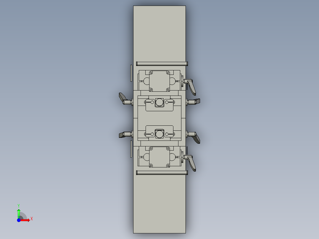 丝杆双向升降机前视图