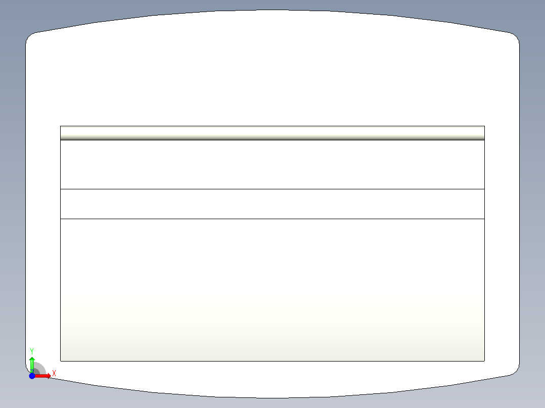 人體工學型把手EPR-PF-3D多系列多零件图纸模型前视图
