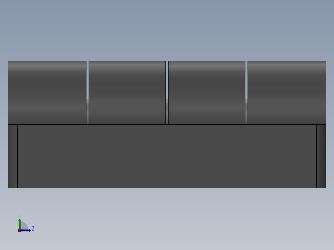 怡合达合页HFC01-50左视图