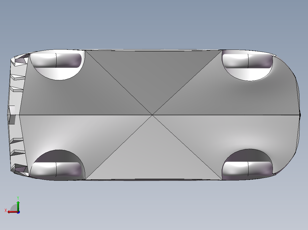 超级跑车凯迪拉克后视图