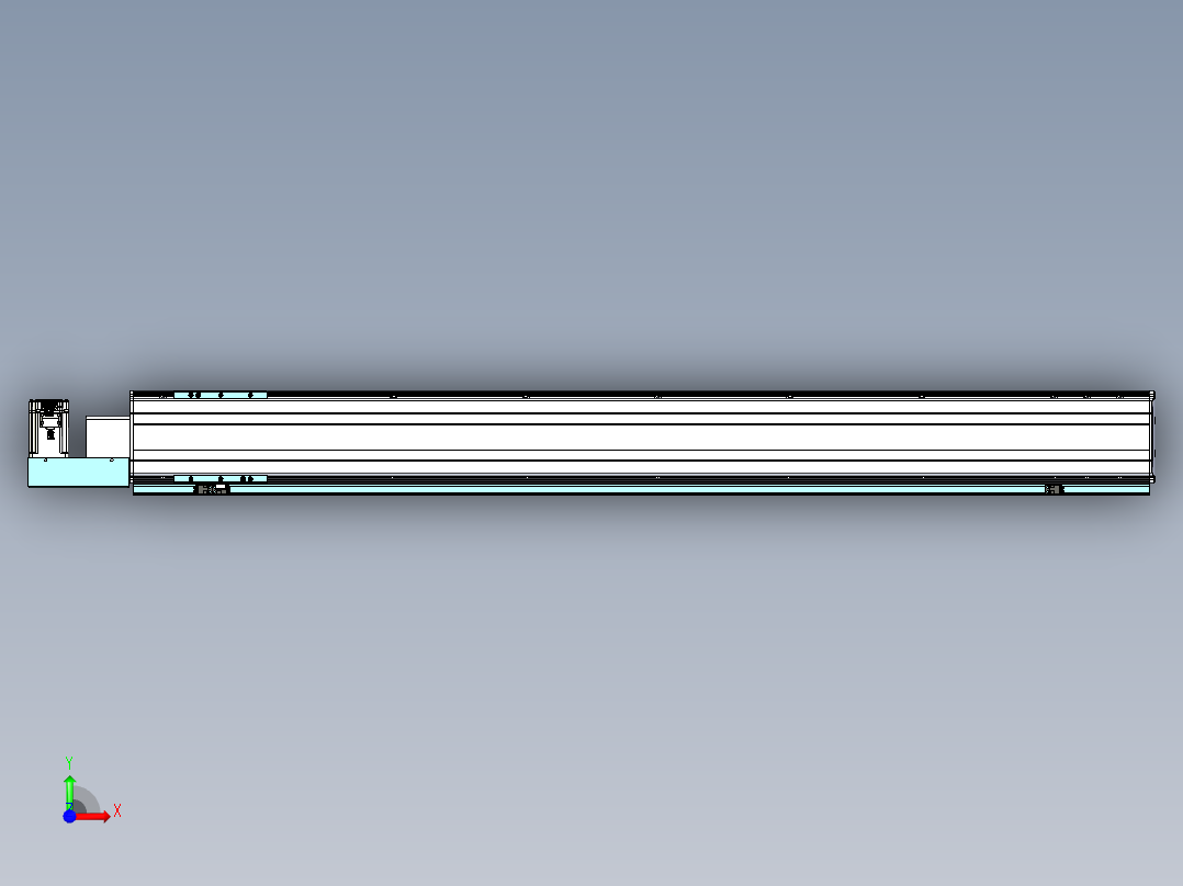 威洛博VBF同步带传动一般环境VBF14-L45-S1250-BL-ZP40-C3前视图