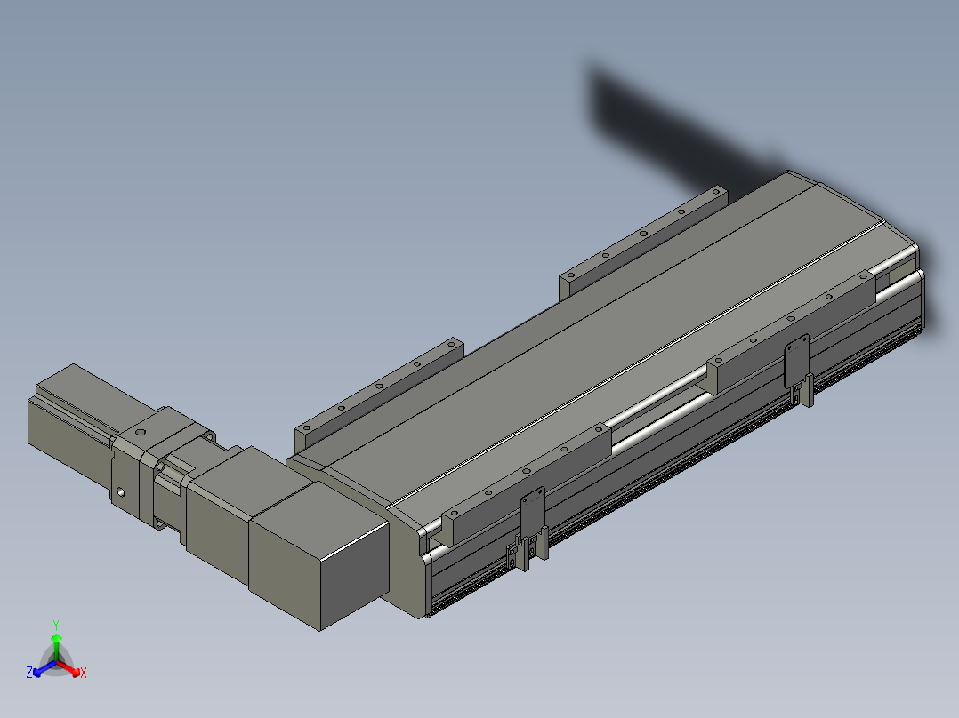 直线模组LHB21-L40-S350-R(B)设计图纸