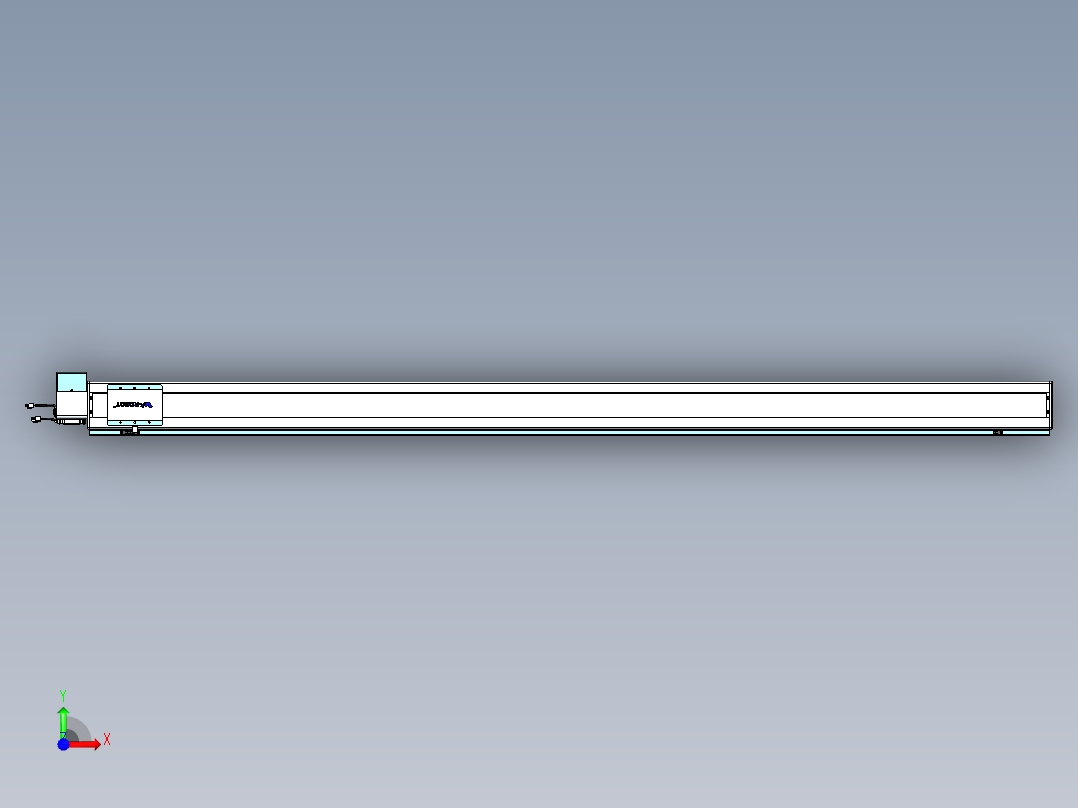 威洛博VBC同步带传动一无尘环境VBC14-L45-S2500-BRD-ZP75-C3前视图