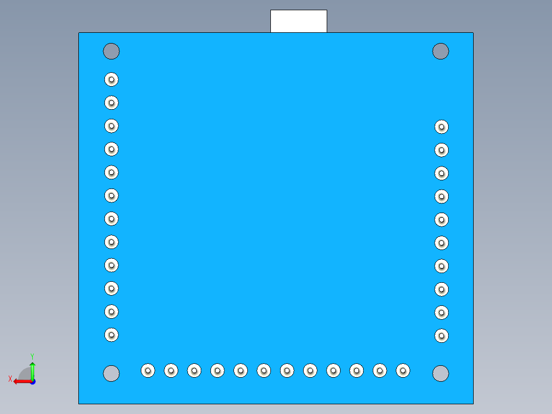 STB4100 Mach3 运动控制卡后视图