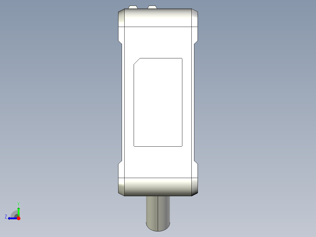 基恩士PZ-G51N_P_52N_P-T_kc图纸模型右视图