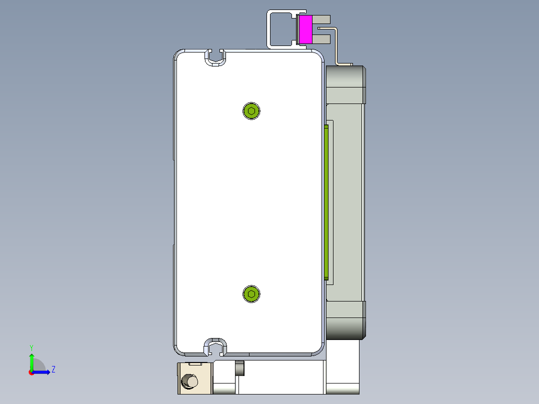 威洛博LC系列3d模型模组LC14S2Y-S1000左视图