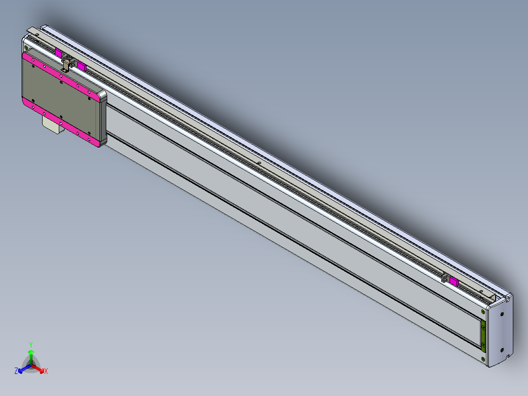 威洛博LC系列3d模型模组LC14S2Y-S1000正等轴测图