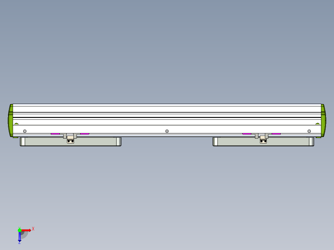 威洛博LC系列3d模型模组2LC14S2Y-S150俯视图