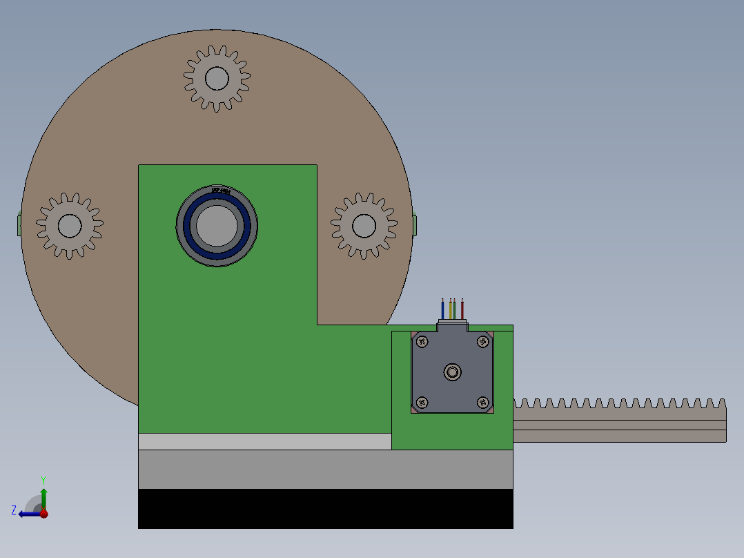鸡蛋自动分配机sw19右视图