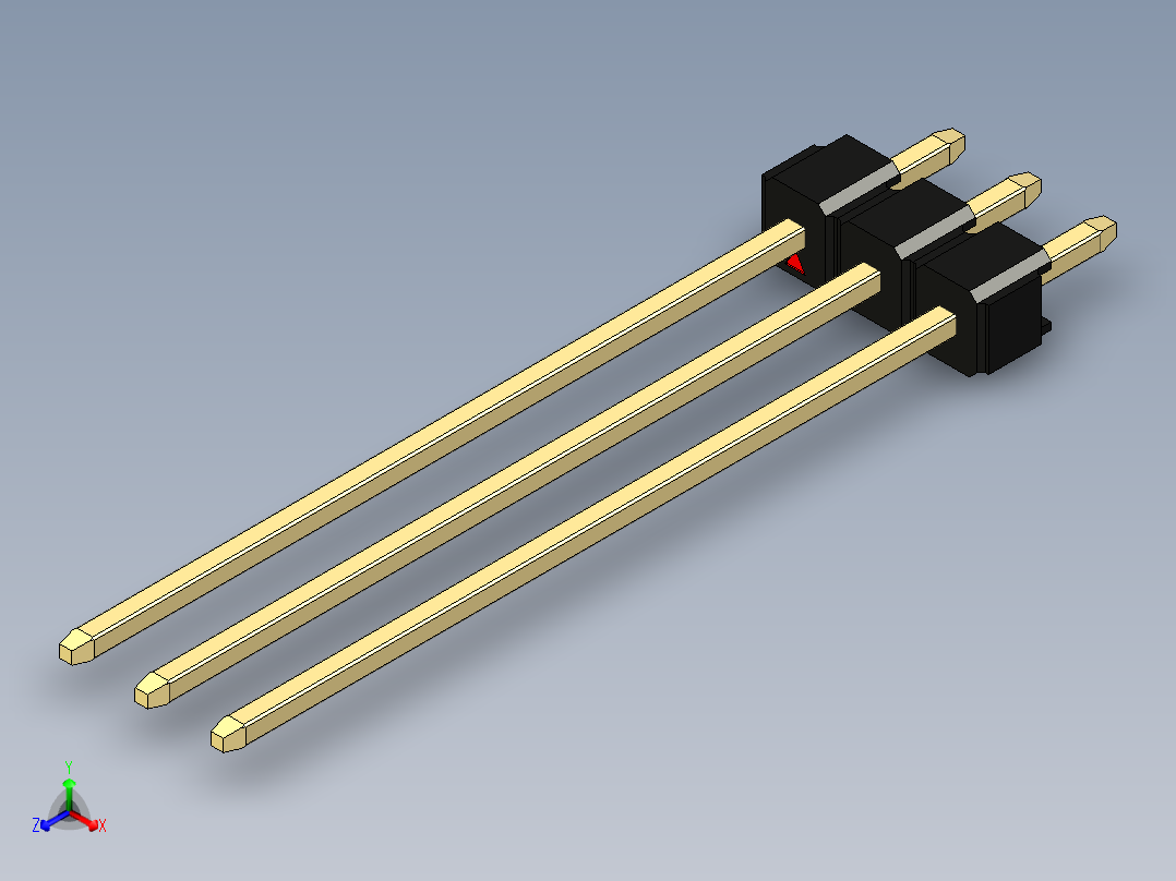 彩色公头100mil（2.54mm）系列-DS1021_black_1x03p_100mil_Type43_rev1.0