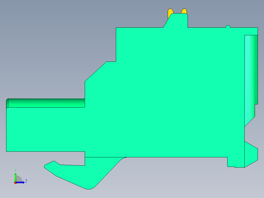 DEGSON 2EDG 系列 5.0mm 可插拔接线端子组-2EDGKDB-5.0-14P-14-00AH左视图