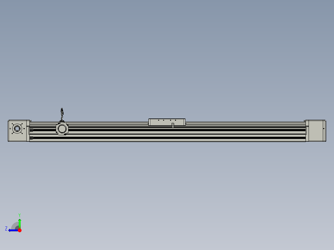 威洛博直线电机模组EB20-L224-S1550-BR-ZP75-MS3-5K右视图