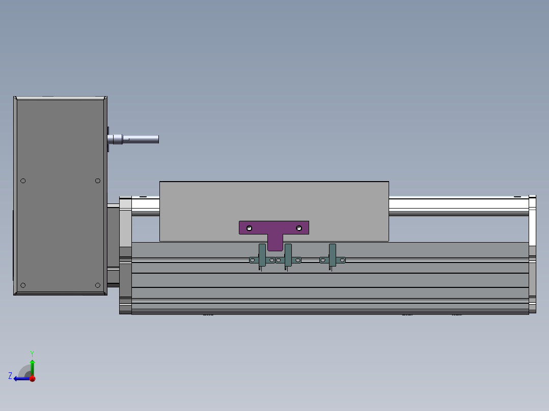 MTB同步带半封闭MTB22M-RU-750W右视图