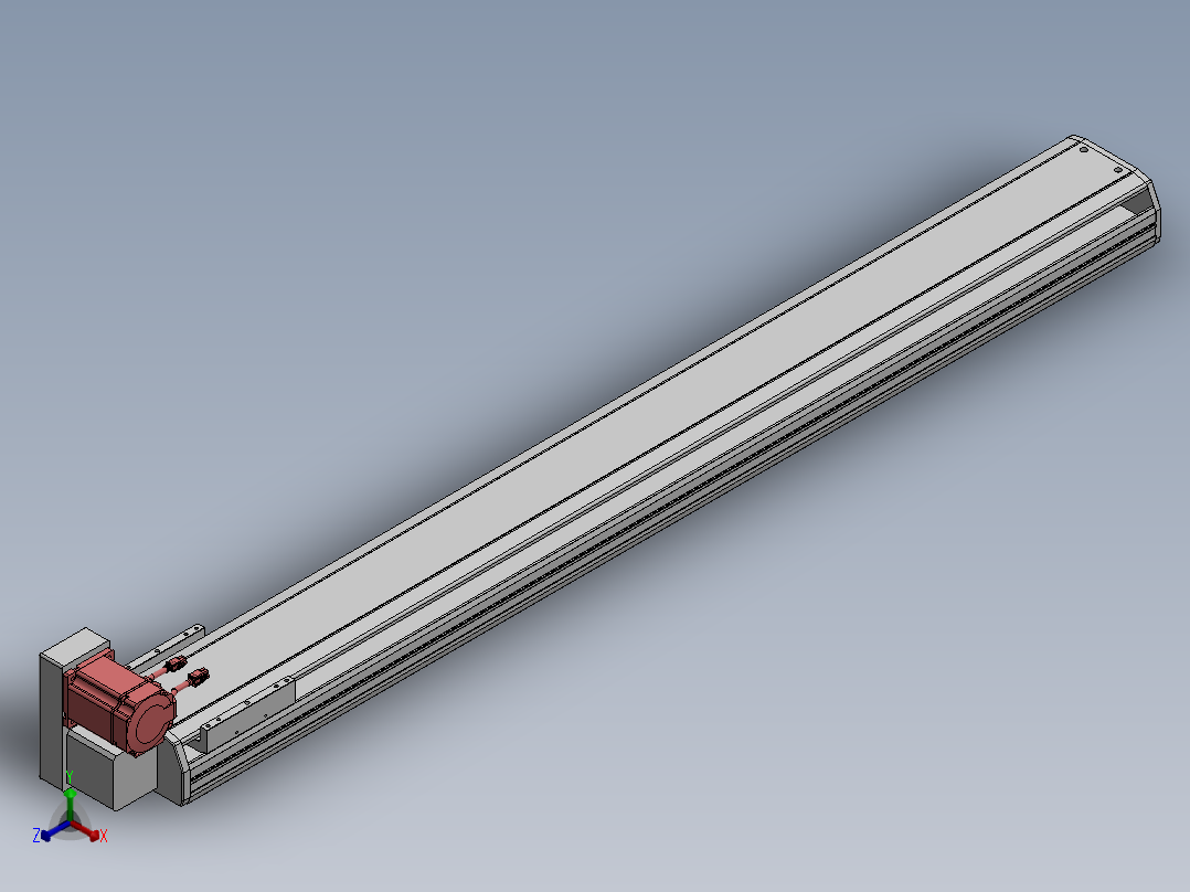 精密模组MT170-L125-1400-LU-M75-C4正等轴测图