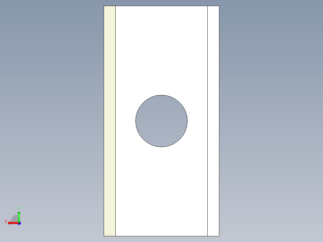 定位配件2313-3D多系列多零件图纸模型后视图