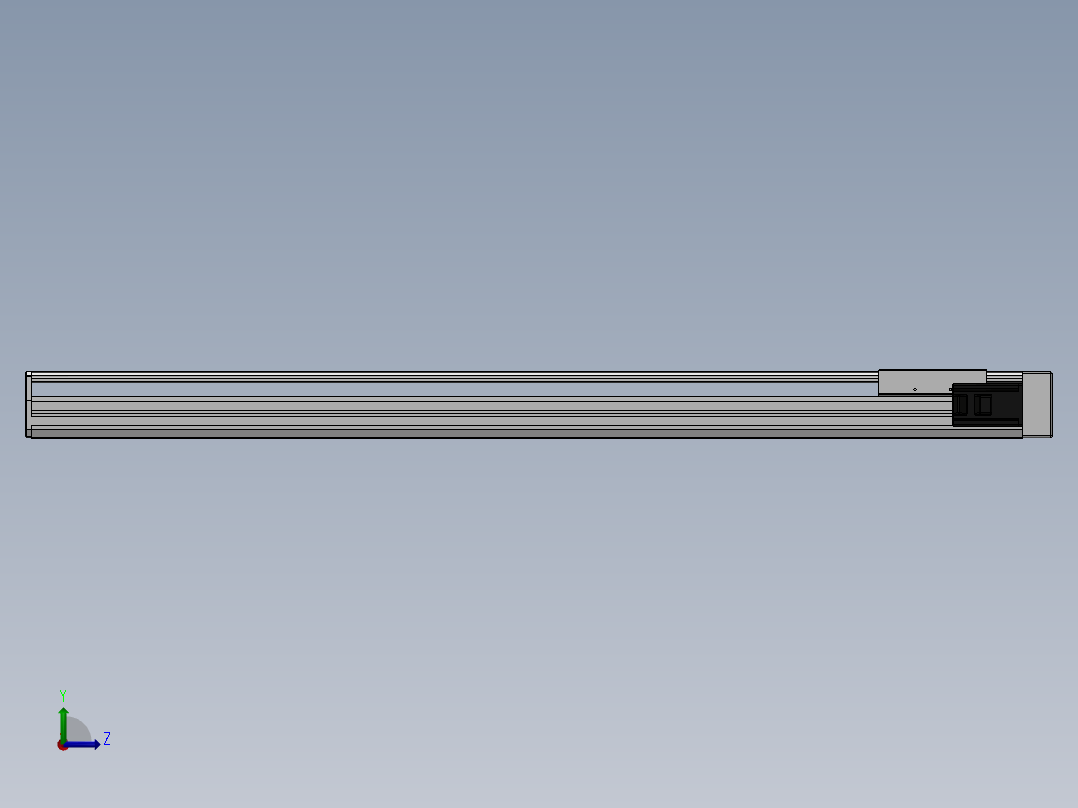 精密模组MY170-T10-1150L-BR-P40B-C4-C左视图