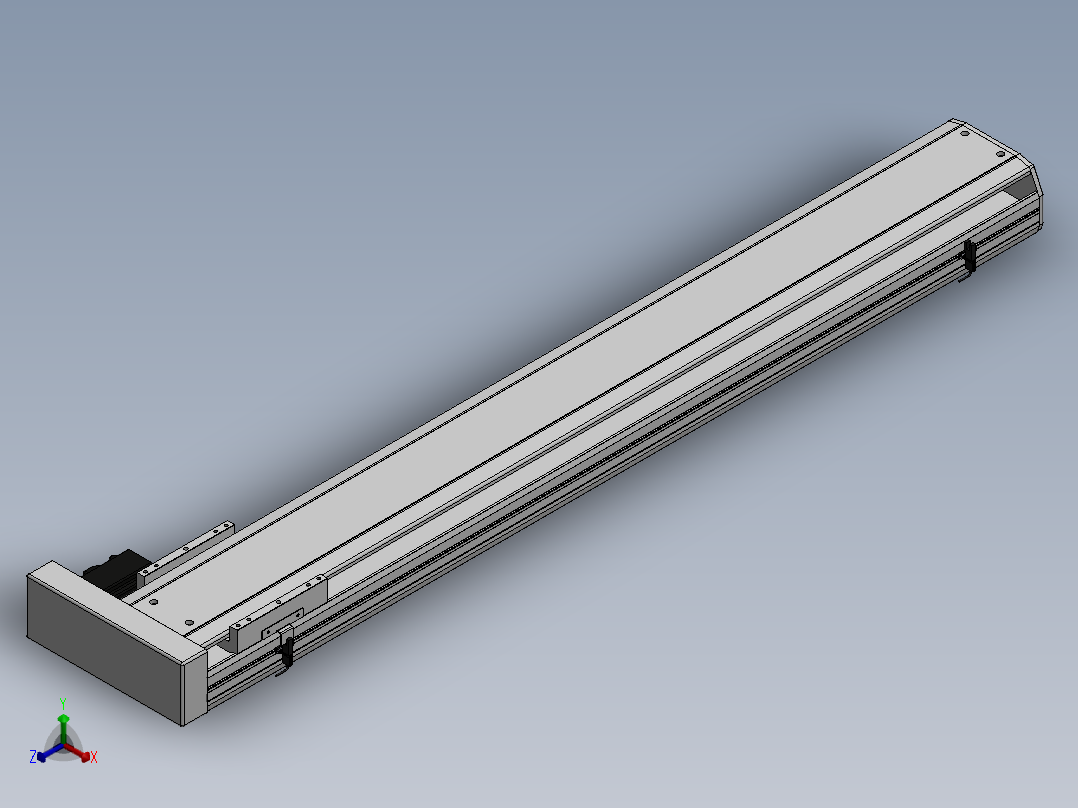 精密模组MY170-T10-1150L-BR-P40B-C4-C正等轴测图