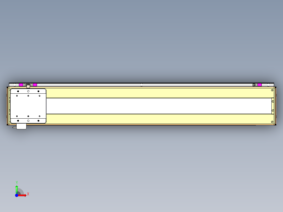 威洛博LC系列3d模型模组LC17E1Y-S1000前视图